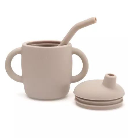 mylo_kahvallinen_silikoninen_pillimuki_wauva - Lasten mukit, nokkamukit ja pillimukit - 6430071044230 - 2