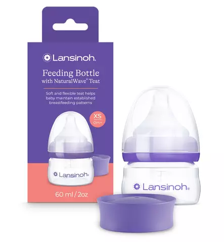 Lansinoh Natural Wave Tuttipullo 60 ml - Tuttipullot ja tuttipäät - LAN75500 - 1