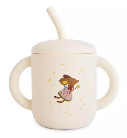 mushie silikoninen pillimuki fairy mice keiju hiiri wauva - Lasten mukit, nokkamukit ja pillimukit - 102170 - 2