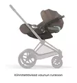 Cybex Cloud T i-Size turvakaukalo coconut Brown wauva - ISOFIX turvakaukalot - 526001650 - 15