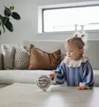 Mushie Aktiviteettipallo Imukupilla wauva - Puuhalelut taaperoille - 102300 - 3