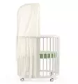 Stokke Sleepi Mini V3 Muotolakana pinnasänkyyn sage green wauva - Liinavaatteet ja suojat pinnasänkyyn - 683010 - 5