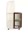 Stokke Sleepi Mini V3 Muotolakana pinnasänkyyn sage green wauva - Liinavaatteet ja suojat pinnasänkyyn - 683010 - 6