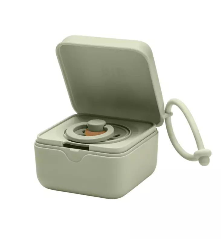 Bibs_Pacifier Box_Sage_Wauva - Tutit ja tuttinauhat - 4200250 - 1