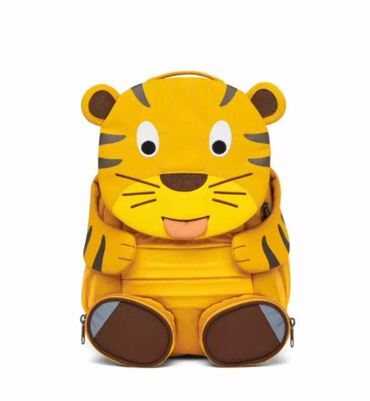 Affenzahn Iso Kerhoreppu Yellow tiger tiikeri Wauva - Lasten kerhoreput - 170000 - 1