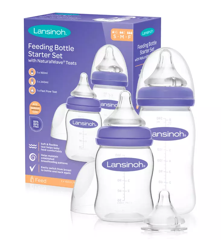 Lansinoh tuttipullo Starttipaketti - Tuttipullot ja tuttipäät - LAN76410 - 1