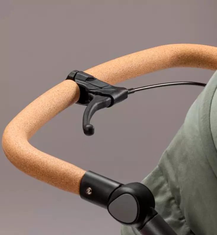 Naturkind Lux Evo K=C3=A4sijarru Hand Brake Wauva - Rungot, vaunukopat ja istuinkankaat - 5850 - 1