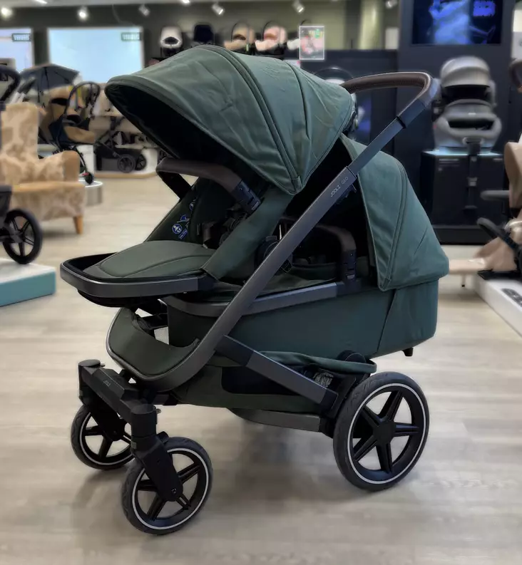 joolz geo3 duo sisarusvaunut forest green wauva esittelykappale - Yhdistelmävaunut - ESTRE-071200 - 1