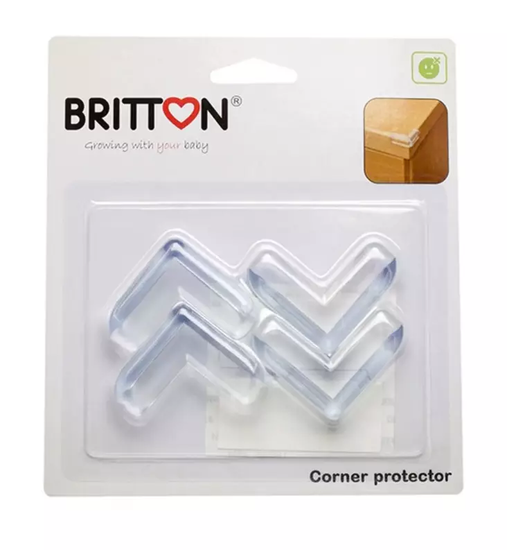 Britton Kulmasuojat 4-pack wauva - Laatikkolukot ja kulmasuojat - B1810 - 1
