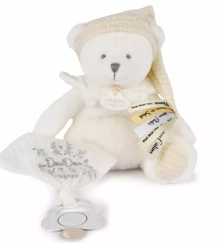 doudou, pehmolelu nalle, wauva - Pehmolelut ja helistimet - DC4340 - 1