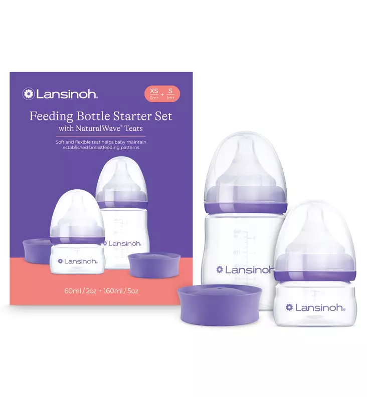Lansinoh Starter Set, Tuttipullot 60ml & 160m - Tuttipullot ja tuttipäät - LAN76440 - 1
