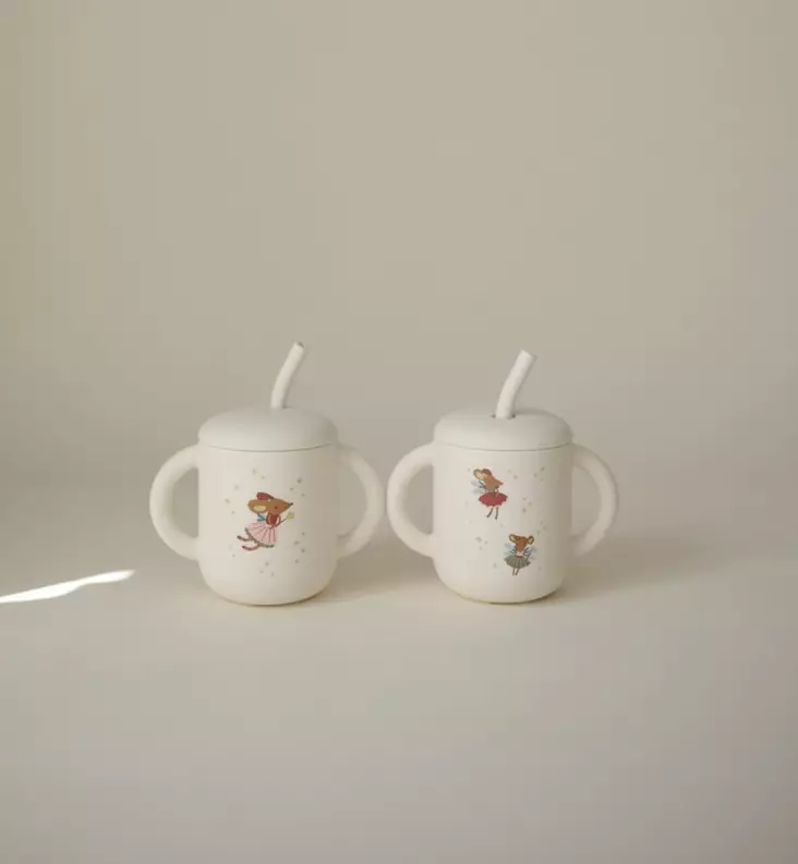 mushie silikoninen pillimuki fairy mice keiju hiiri wauva - Lasten mukit, nokkamukit ja pillimukit - 102170 - 1