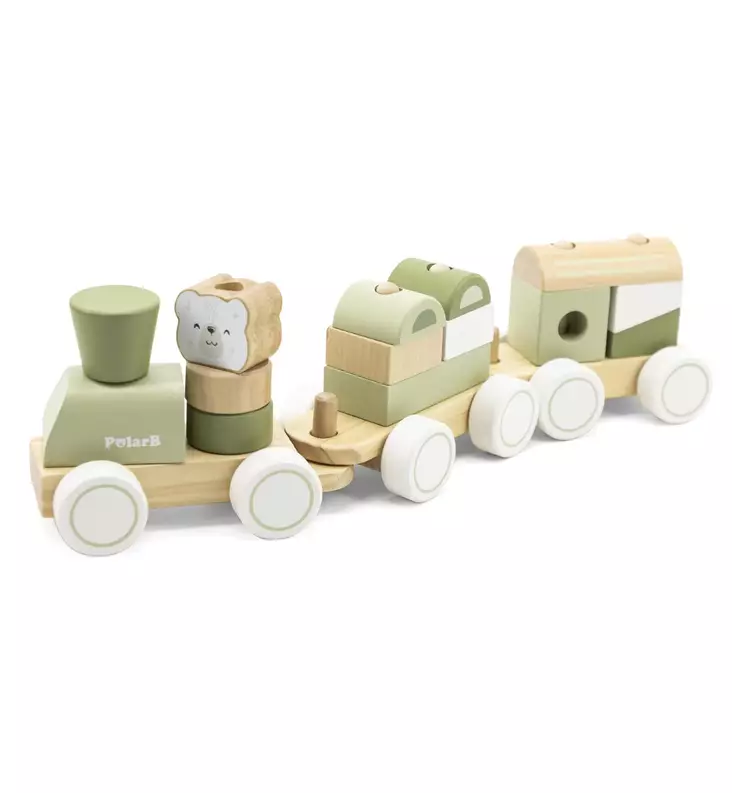 PolarB pinottava puujuna wauva - Puuhalelut taaperoille - 294950 - 1