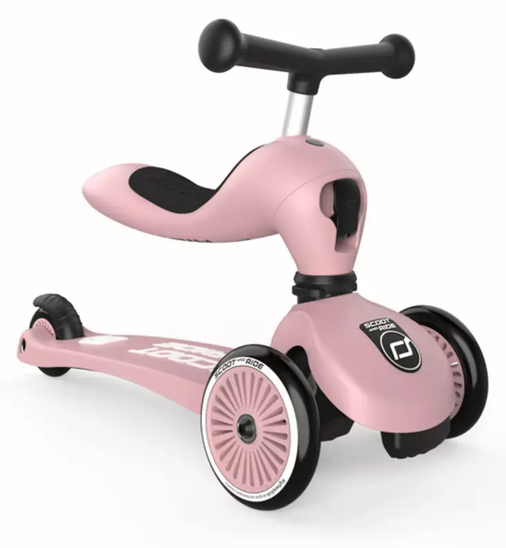 Scoot & Ride Highwaykick 1 Potkulauta potkumopo rose wauva - Lasten potkupyörät ja kypärät - 96270 - 1