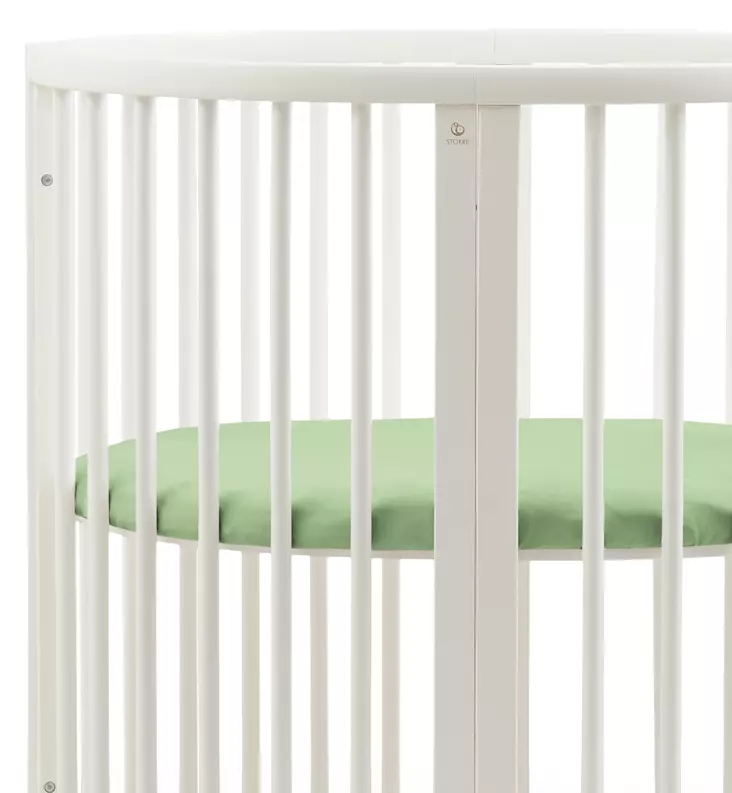 Stokke Sleepi Mini V3 Muotolakana pinnasänkyyn sage green wauva - Liinavaatteet ja suojat pinnasänkyyn - 683010 - 1