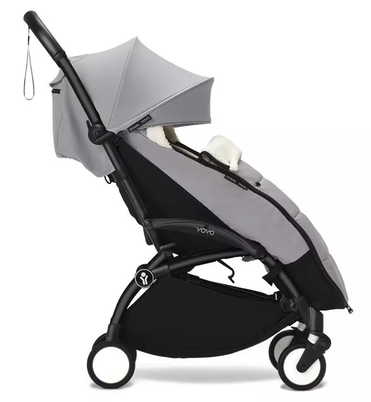Stokke Yoyo3 Lämpöpussi matkarattaaseen stone wauva - Lämpöpussit ja jalkapeitteet - 646610 - 1