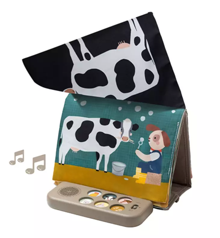 taf toys farmi maatila tummy time kirja wauva - Vaunu- ja aktiviteettilelut vauvoille - 310280 - 1