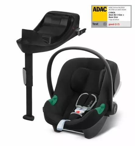 Cybex_Aton_B2_iSize_turvakaukalo_BaseOne_jalusta_VolcanoBlack_wauva - ISOFIX turvakaukalot - 521004431 - 1