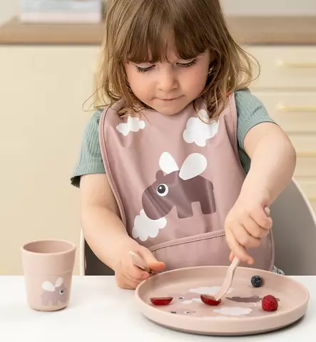 Done_by_Deer_Foodie_lasten_Lautanen_Happy_Clouds_Powder_wauva - Lasten kulhot ja lautaset - 1736221 - 2