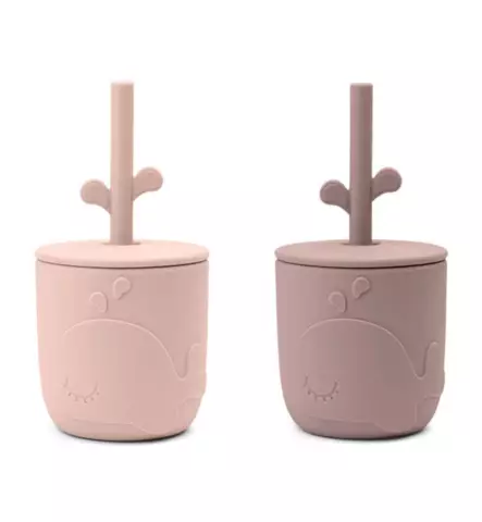 Done_by_deer_peekaboo_pillimuki_powder_vaaleanpunainen_wauva - Lasten mukit, nokkamukit ja pillimukit - 1929201 - 1