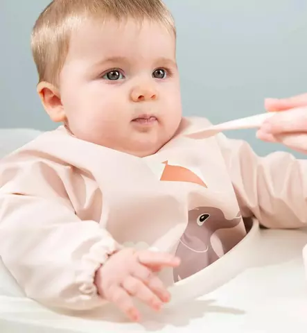 Done by Deer hihallinen ruokalappu Playground powder wauva - Ruokalaput - 1343751 - 2