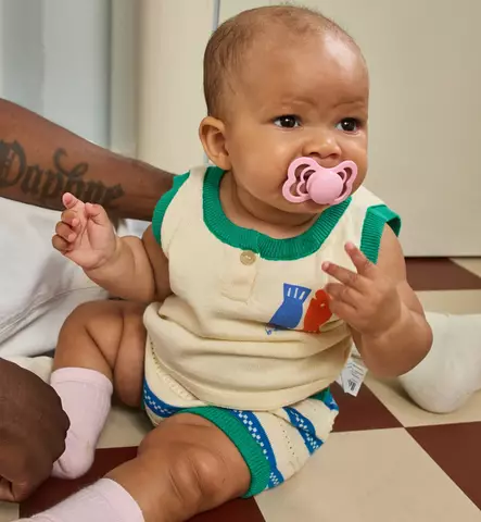 Bibs Supreme Silikonitutti 2-pack pink plum wauva - Tutit ja tuttinauhat - 160431 - 2