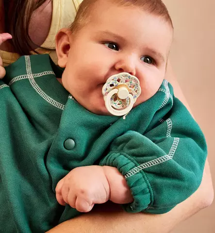 Bibs Boheme Liberty Luonnonkumitutti 2-pack ivory hush wauva - Tutit ja tuttinauhat - 24035101 - 1