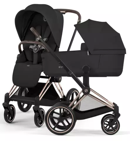 Cybex Priam Comfort  Lastenvaunut rose gold sepia black wauva - Yhdistelmävaunut - 526000001 - 1