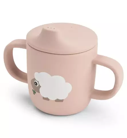 Done by Deer Nokkamuki kahvoilla tiny farm powder wauva - Lasten mukit, nokkamukit ja pillimukit - 1469601 - 2