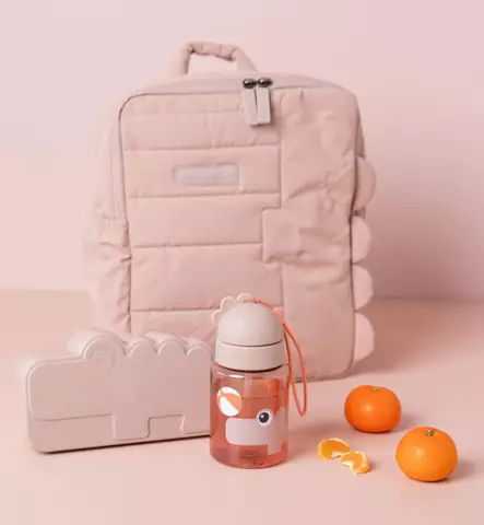 donebydeer_pilli_pullo_croco_vaaleanpunainen_wauva - Lasten mukit, nokkamukit ja pillimukit - 1046801 - 2