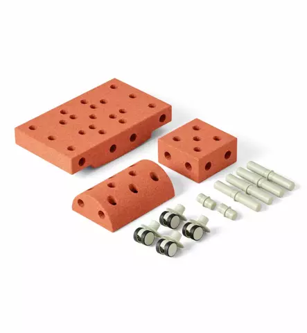 Modu Rakennuspalikat Burnt Orange Wauva - Kotileikit ja mielikuvitusleikit - 286091 - 2