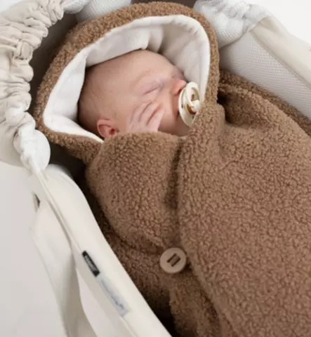 najell_baby_overall_lämpöpussi_teddy_brown_wauva - Lämpöpussit ja jalkapeitteet - N079051 - 2