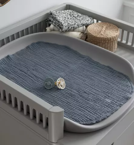 Sebra hoitoalustan päällinen blue wauva - Hoitoalustat - 101030011 - 2