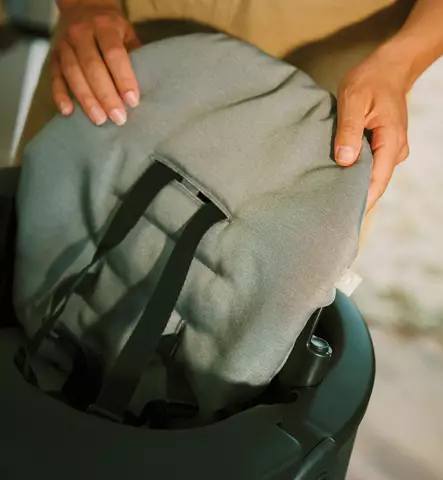 Stokke Steps Syöttötuolin pehmuste dark grey melange wauva - Syöttötuolien lisävarusteet - 696701 - 1