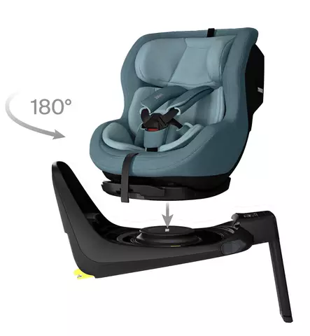 Thule Elm selkä menosuuntaan turvaistuin mid blue wauva - ISOFIX turvaistuimet - 14000011 - 2