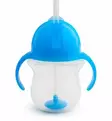 Munchkin Tip & Sip Weighted Straw Cup pillimuki sininen Wauva - Lasten mukit, nokkamukit ja pillimukit - 01188801 - 1