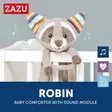 Zazu Robin The Racoon uniriepu soittolelu Wauva - Unilelut ja uniliinat - ZA-ROBIN-01 - 2