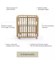 Stokke Nighti Mini Pinnasänky natural wauva - Pinnasängyt ja kehdot - 705401 - 3