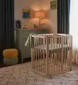 Stokke Nighti Mini Pinnasänky natural wauva - Pinnasängyt ja kehdot - 705401 - 14