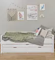 Hoppekids Eco Dream Juniorsänky 90x200 cm wauva - Lastensängyt - BASIC-A18-1 - 1