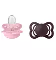 Bibs Supreme Silikonitutti 2-pack baby pin plum wauva - Tutit ja tuttinauhat - 260431 - 4