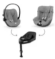 Cybex Cloud G3 i-Size turvakaukalo vauvalle plus stone grey wauva - ISOFIX turvakaukalot - 526001341 - 21