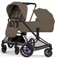 Cybex ePriam comfort Sähköavusteiset Lastenvaunut matt black coconut brown wauva - Yhdistelmävaunut - 526001491 - 1