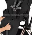Cybex ePriam Comfort Sähköavusteiset Lastenvaunut rose gold sepia black wauva - Yhdistelmävaunut - 526000041 - 22