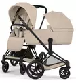 Cybex Priam Lastenvaunut matt black cozy beige wauva - Yhdistelmävaunut - 526000021 - 1