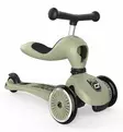 Scoot & Ride Highwaykick 1 Potkulauta potkumopo olive wauva - Lasten potkupyörät ja kypärät - 00001-1 - 1