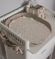 Sebra Organizer Hoitopöytään tai Pinnasänkyyn, 3 taskua morning beige wauva - Liinavaatteet ja suojat pinnasänkyyn - 801130011 - 6