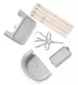 Stokke Clikk Bamboo Syöttötuoli cloud grey wauva - Syöttötuolit - 695801 - 3