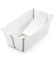 Stokke Flexi Bath Bundle Starttipaketti, Lasten kylpyamme + kylvetystuki white wauva - Vauvan kylvettäminen - 531501 - 1