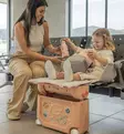 Stokke Jetkids bedbox lasten matkalaukku crew reppu Coral Pink wauva - Stokke JetKids ja matkailu tuotteet - 681401 - 33